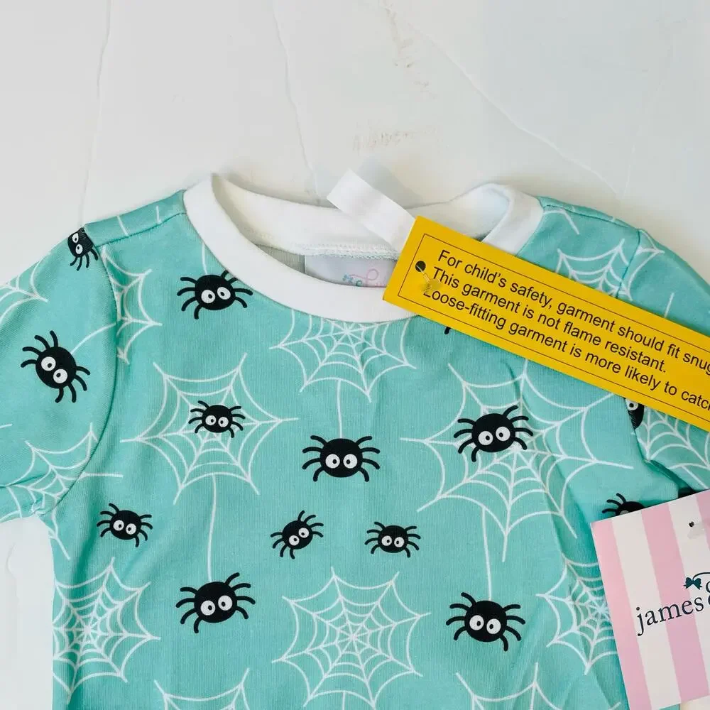 James & Lottie 12M Spider Jammies
